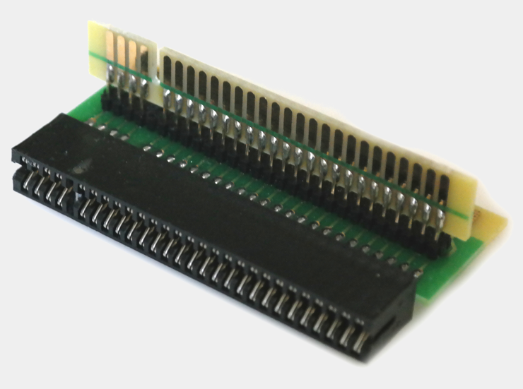 Photo of a ZX Spectrum Edge connector expander